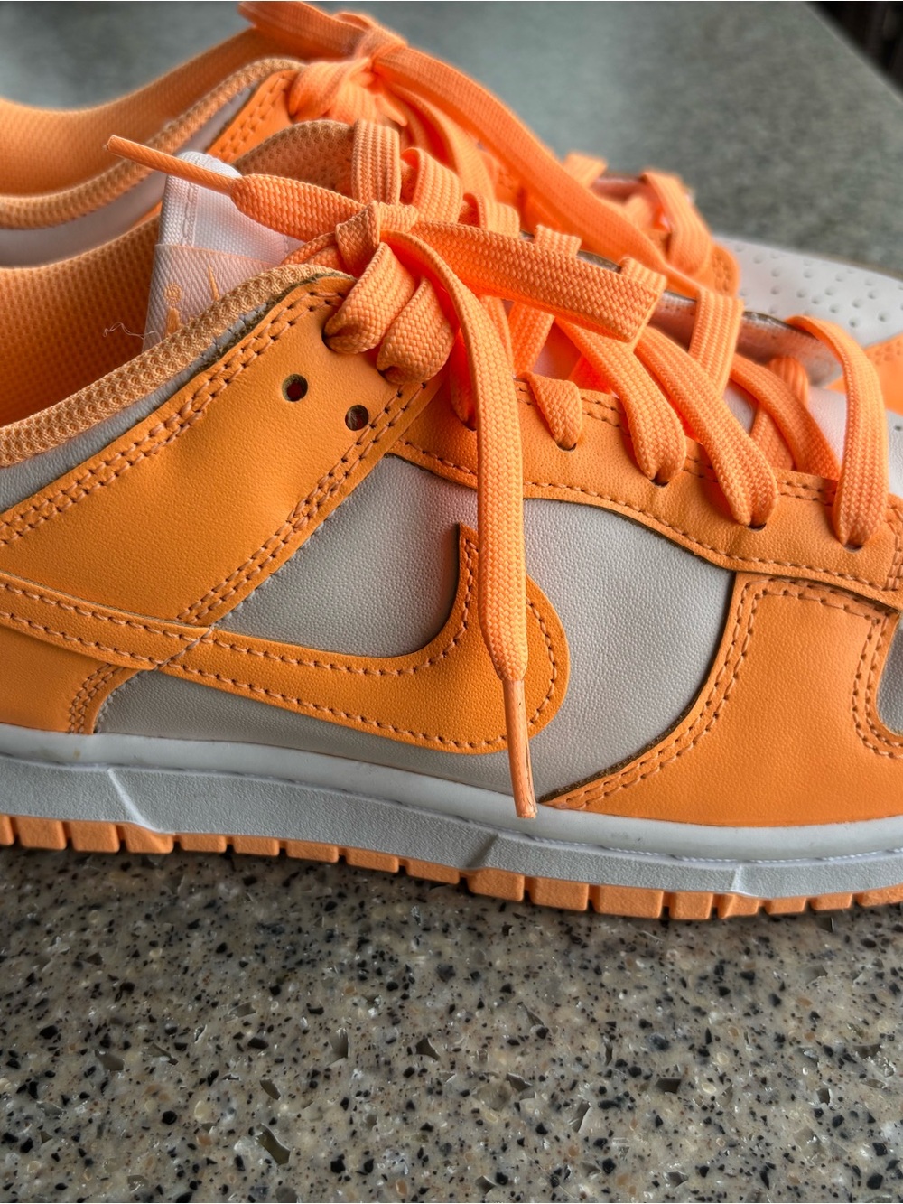 Peaches and Cream Nike Dunk Low - women’s size 8.5